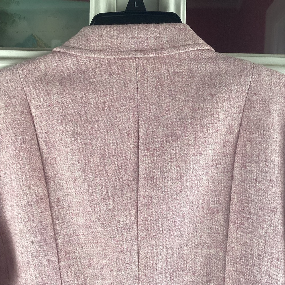 Talbots Blush Pink Women's Blazer wool academia preppy business casual - Picture 5 of 5